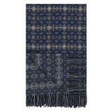 Pembroke Cobalt Merino Wool Throw