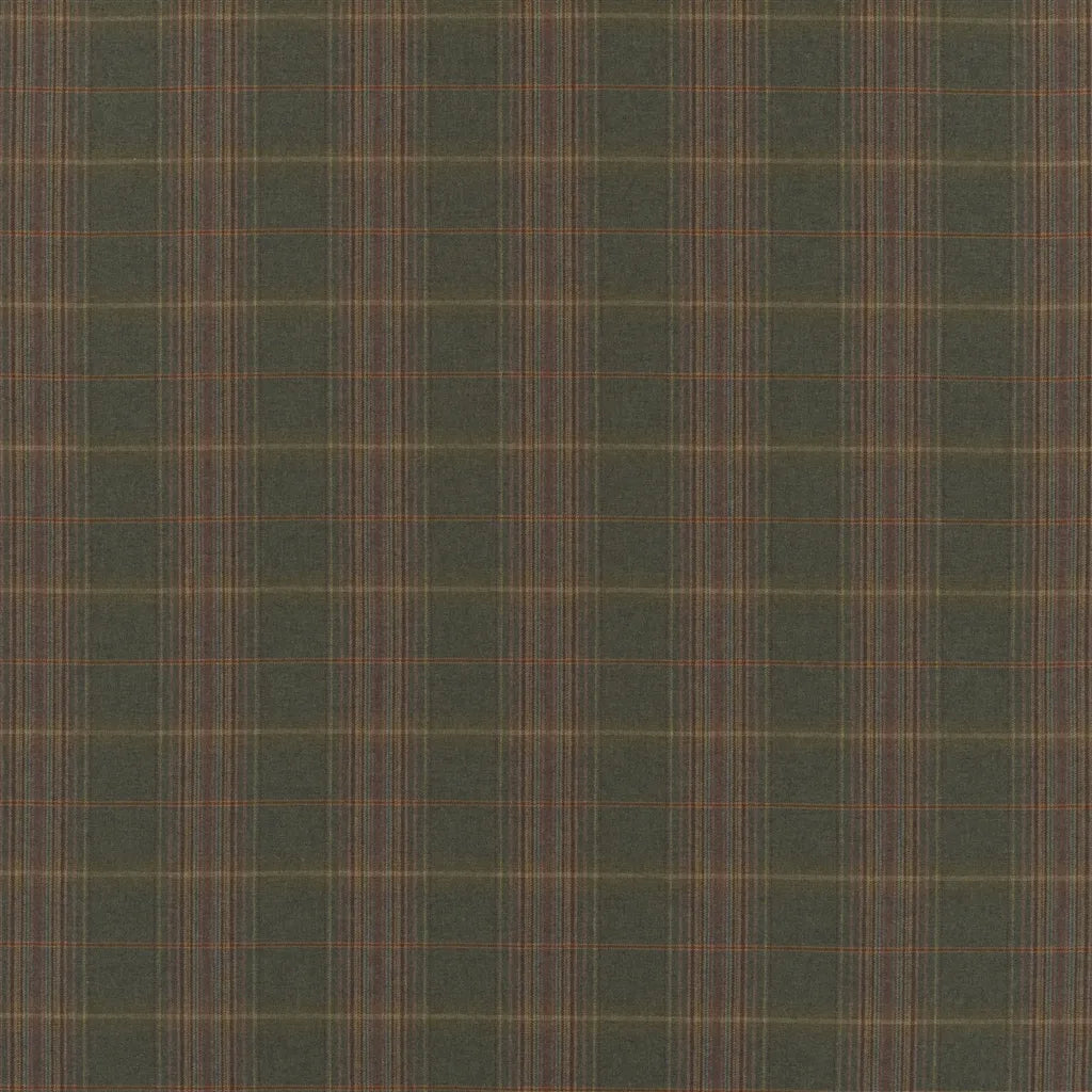 Farnham Plaid Olive Fabric