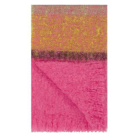 Mikome Fuchsia Mohair Throw