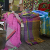 Mikome Fuchsia Mohair Throw