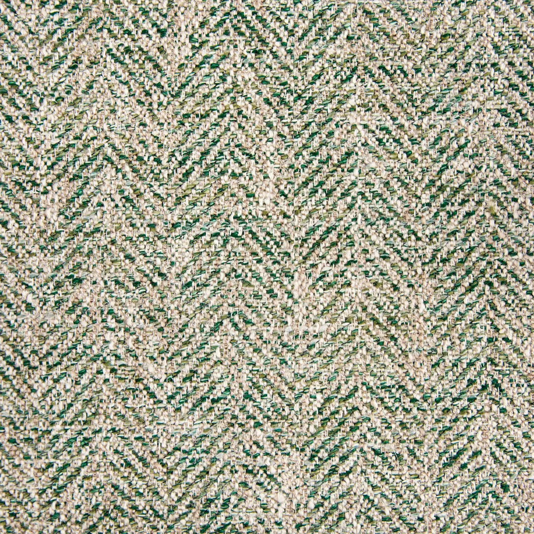 Natur Chevron Green Fabric