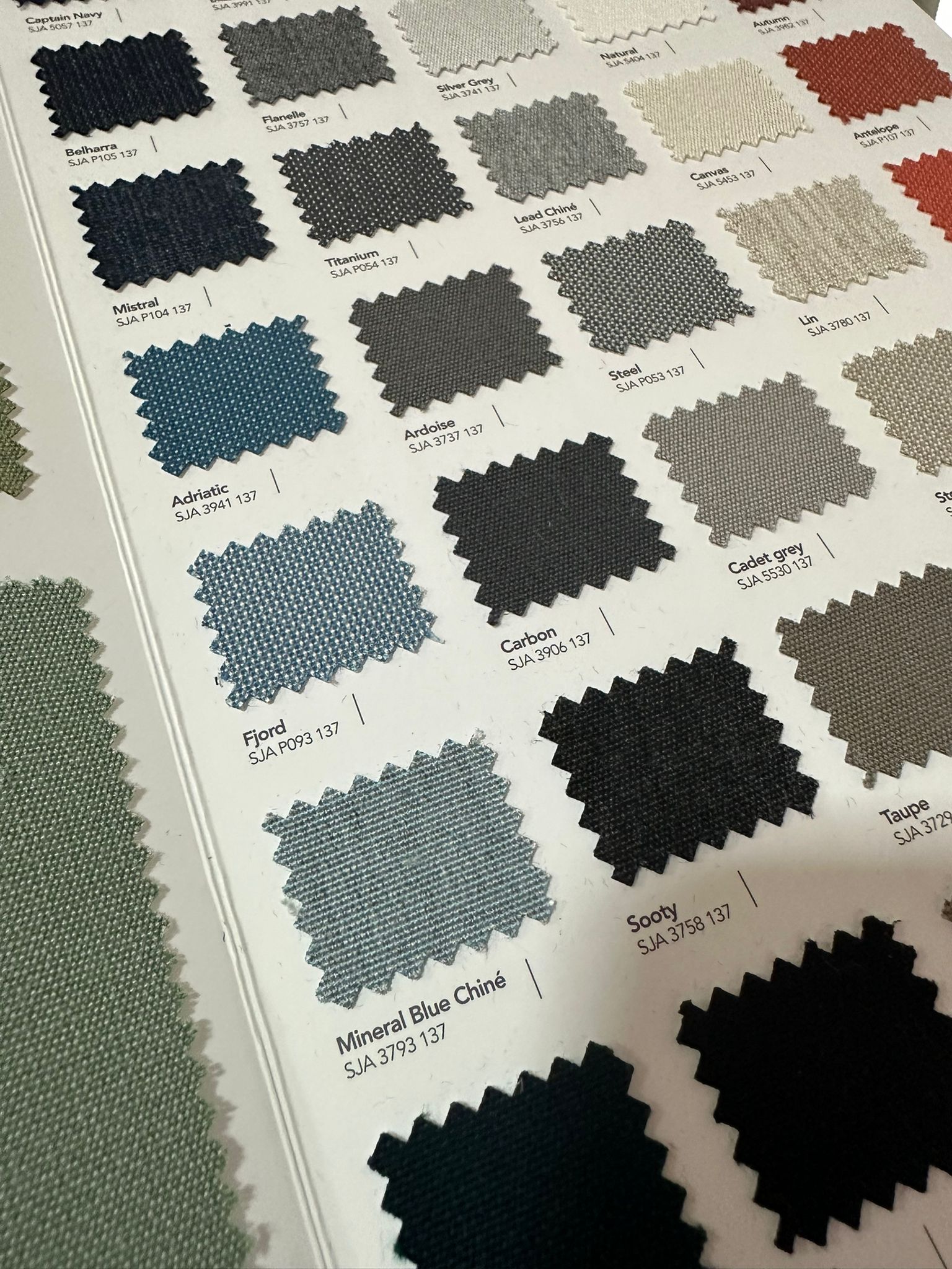 Sunbrella® Solids Ebene Fabric