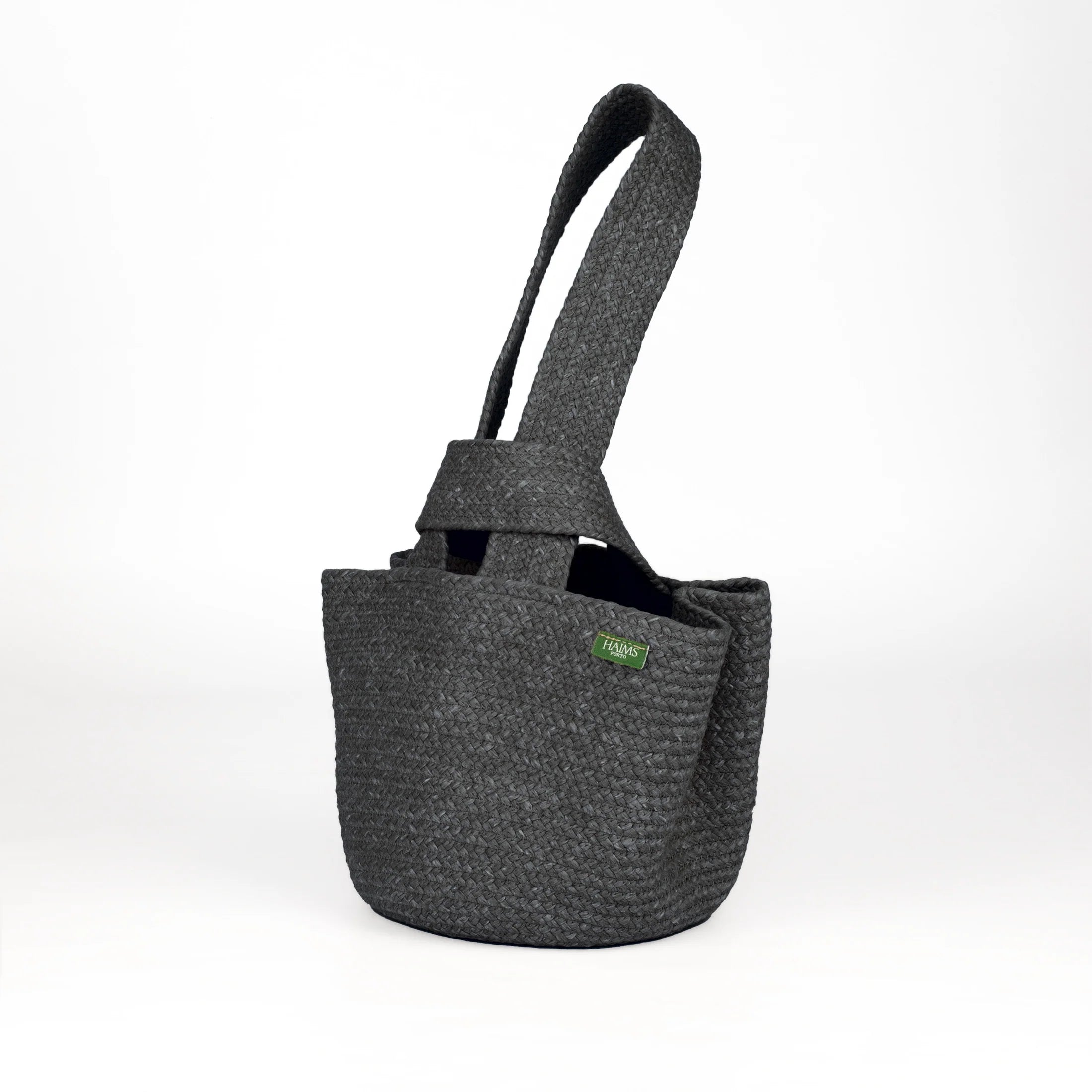 Alma Sustainable Small Handbag in Anthracite