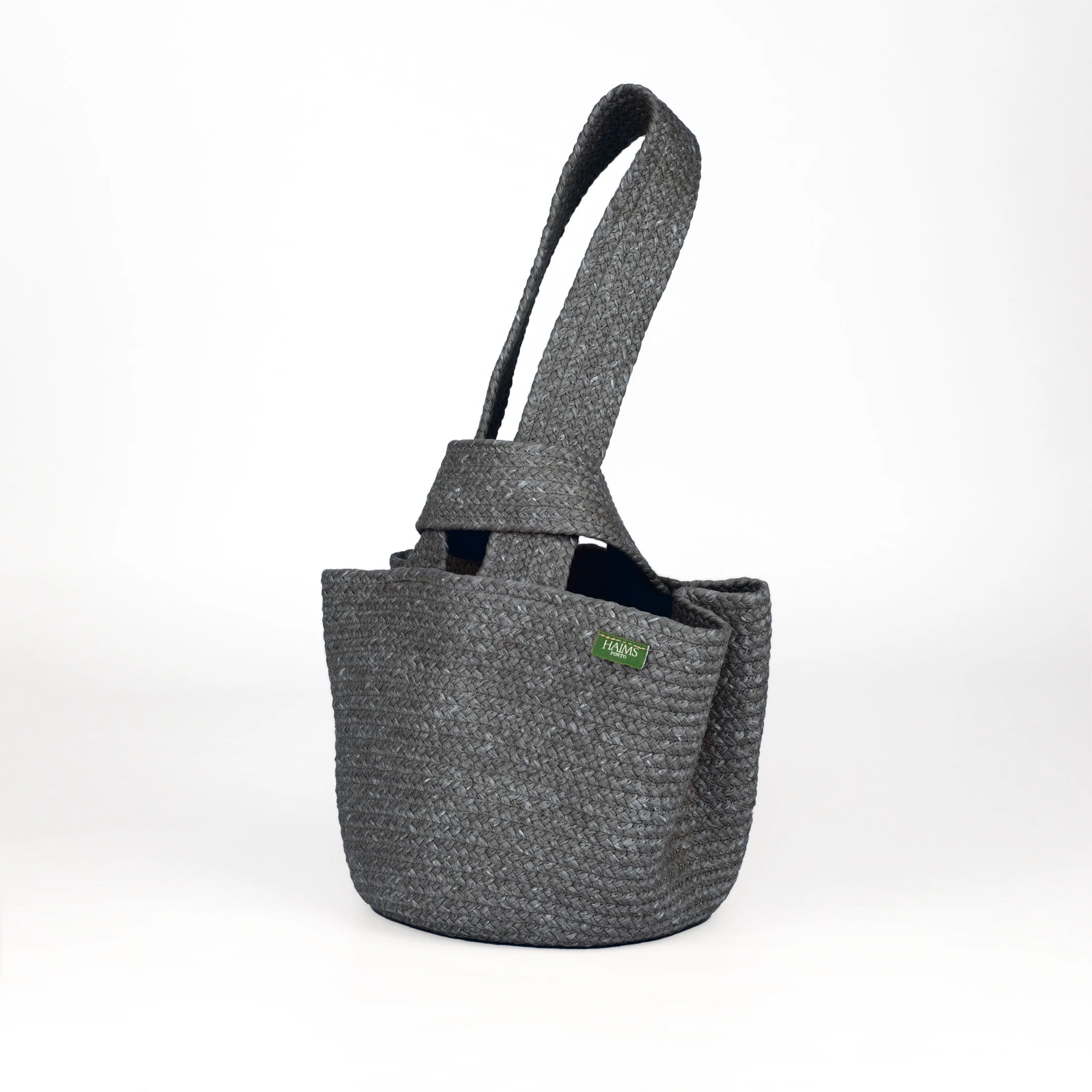 Alma Sustainable Small Handbag in Grey