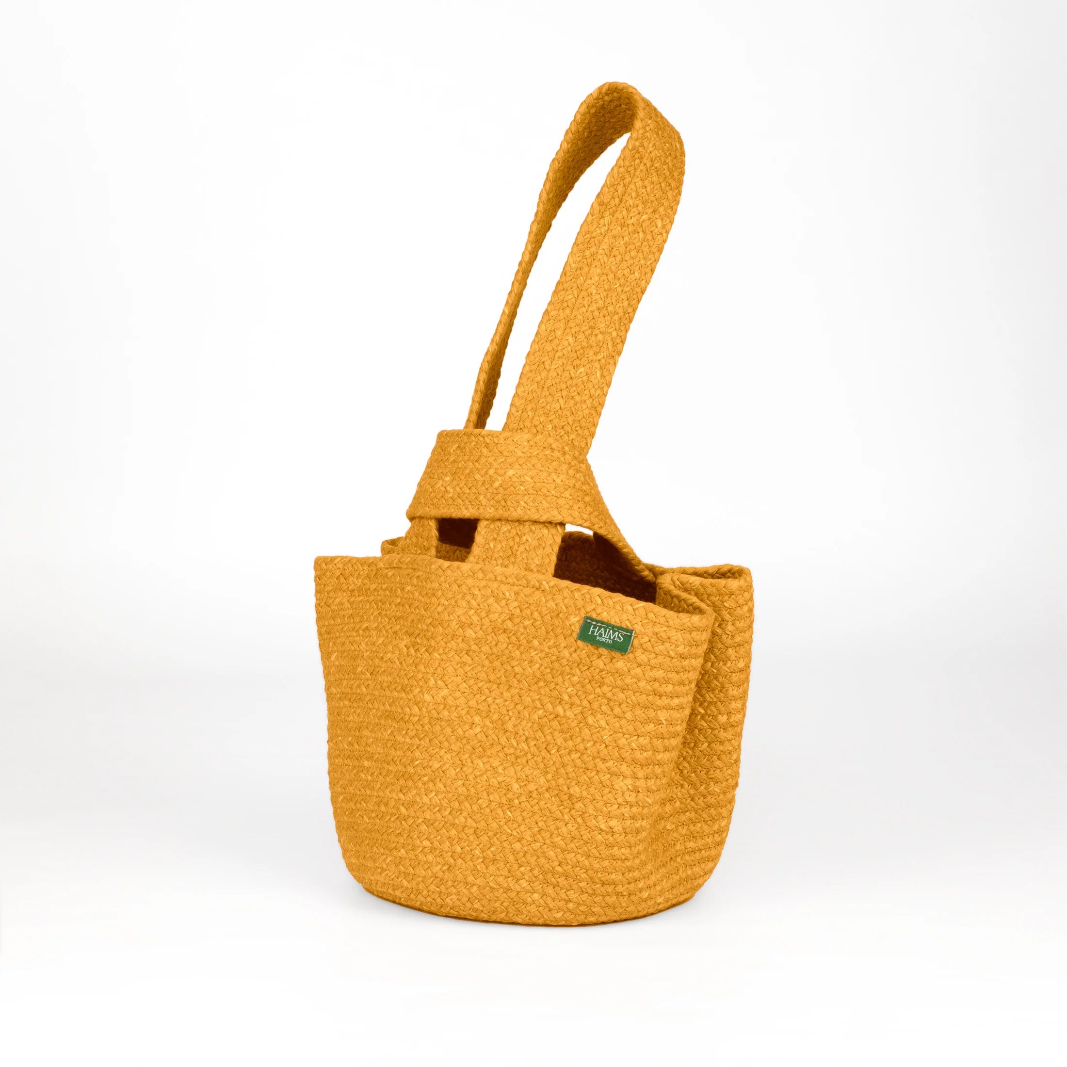 Alma Sustainable Small Handbag in Honey
