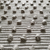 Montaria Handwoven Rug From Upcycled Materials in White